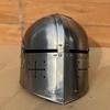 Crusader Helmet  Medieval Knight Armor Helmet  LARP Cosplay Halloween Costume Best Gift Halloween