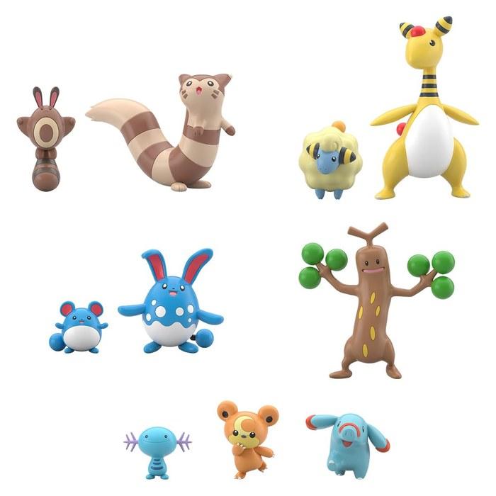 Bandai Pokemon Scale World Johto Region 2-Set (Candy Toy) Chewing Gum