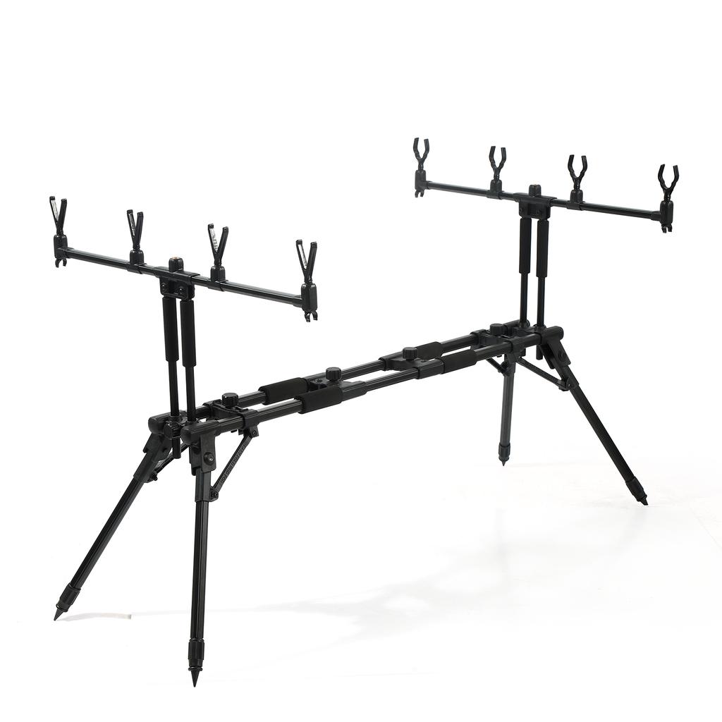 Adjustable Retractable Carp Fishing Rod Pod Stand Holder Foldable Fishing Pole Pod Stand with Carry