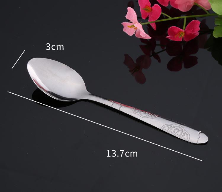 Stainless Steel Spoon and Fork Set for Hotel and Western Restaurant Use