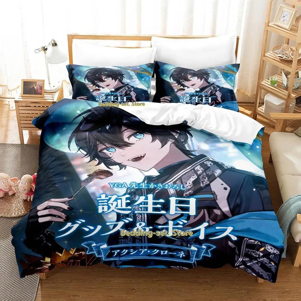 Comfortable Anime Print Bedding Set With Duvet Cover And Pillowcases Single Twin Full Queen King Sizes For Adults And Kids