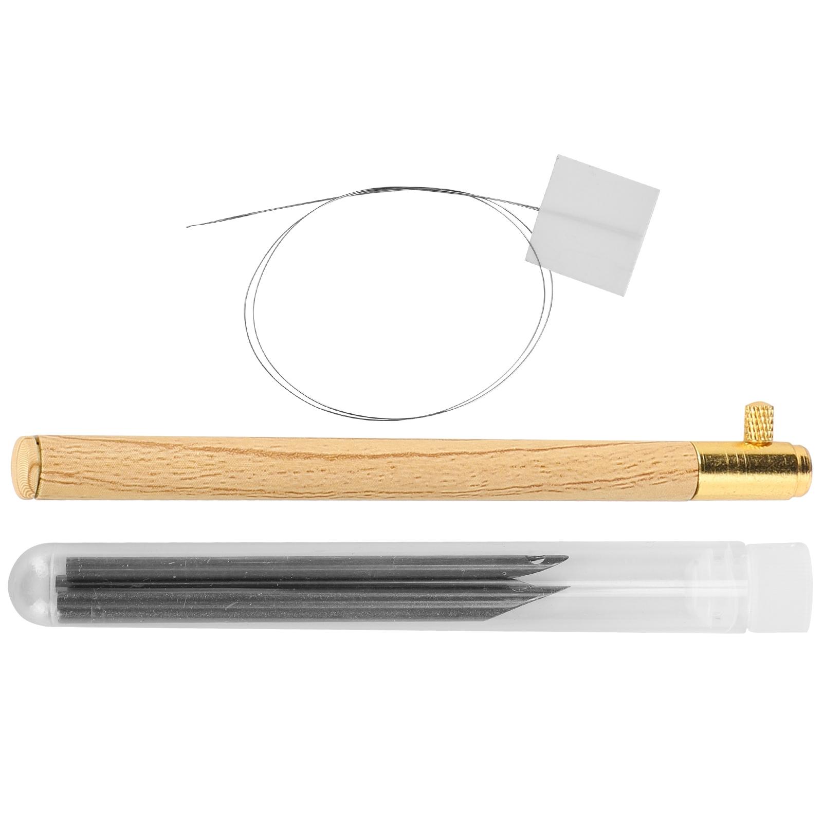 Crochet Set Wooden Handle French Embroidery Beaded Sequins Handmade Hook Needle Sewing Tools