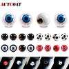 AUTCOAT 4/8Pcs Universal Car Tire Valve Cap Wheel Dust Covers for Car Truck SUV Motorcycle Bike Car Styling Valve Stem Caps Valve Stems 1