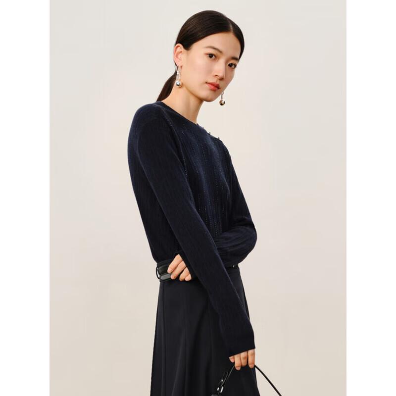 Jiu Zi Anna Kou Women's Elegant 100% Wool Sweater