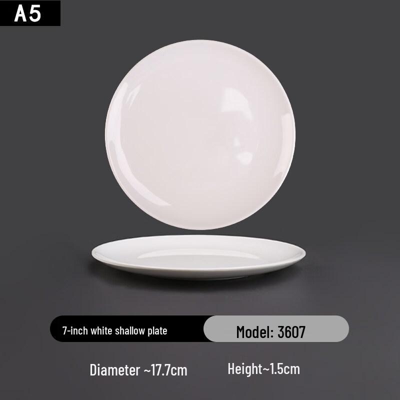 A5 Melamine Round Buffet & Dining Plates