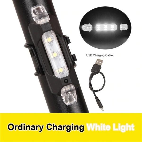 Ultra Bright LED Rear Bike Tail Light 3 Modes Flashing Safety Warning Light USB Rechargeable Bicycle Taillights STAL