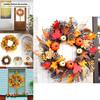 Handmade Farmhouse Fall Wreath Unique Natural Charm With Pine Cones And Berries