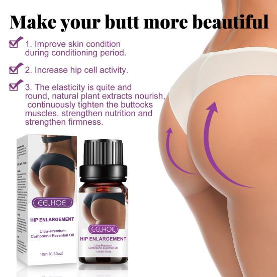10ml Butt Lift Oil Effective Long Lasting Deeply Penetrating Hip Enlargement Essential Oil for Girl