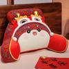 Year of The Snake Pillow Blanket All-in-one Doll Doll National Fashion Lion Awakening Sofa Pillow Quilt Second Use Autumn and Winter Car Cushion