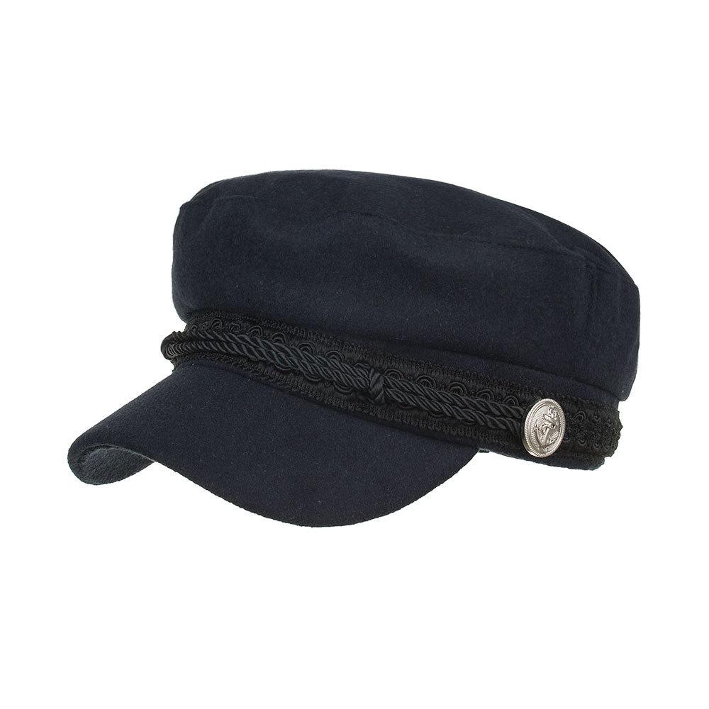 

Шляпная промышленность осень и зима новый ретро косы военная шляпа берет One size