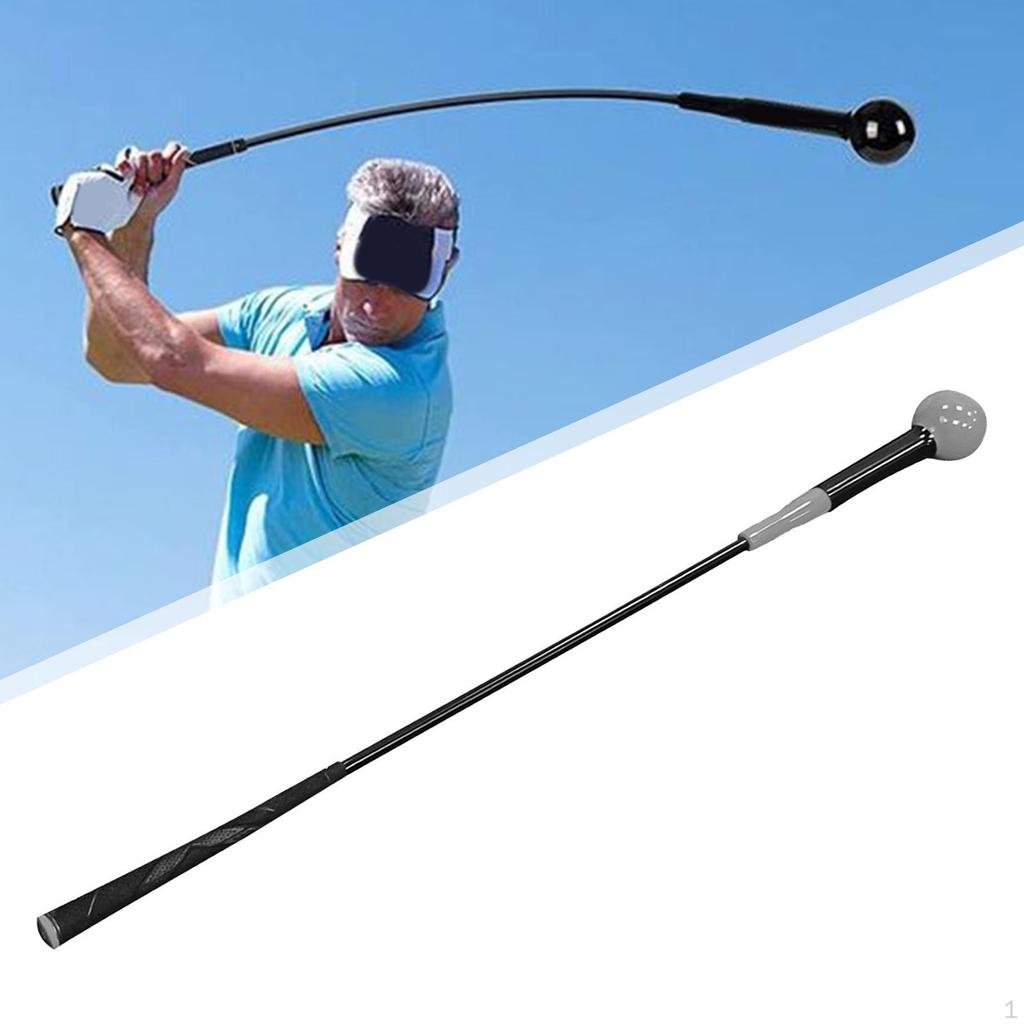 40" Golf Swing Trainer - Gesture Alignment Correction, for Adults Golfer Strength Tempo Training