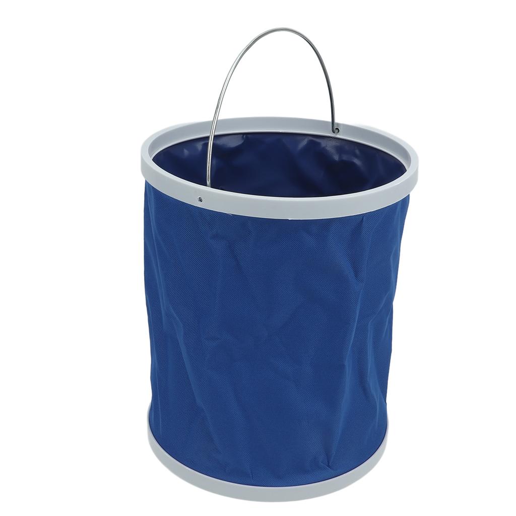 13L Składane Wiadro Wielofunkcyjne Pogrubiona Wodoodporna Tkanina Oxford Składane Przechowywanie Wędkarstwo