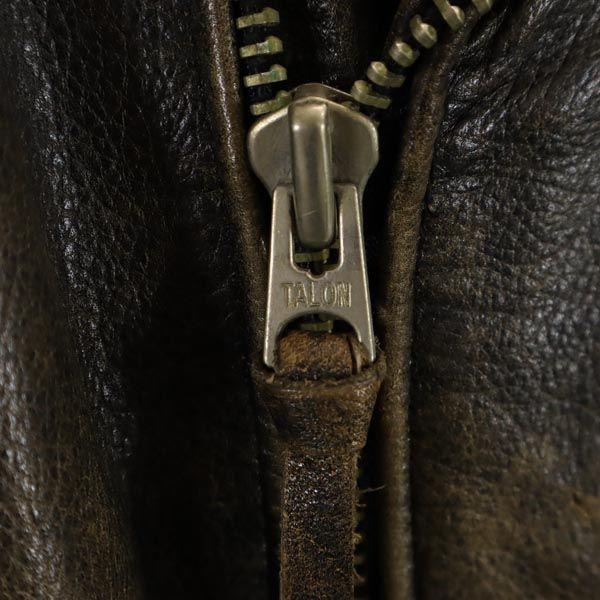 RRL leather jacket Black series Talon Zip Men's Used