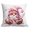 New Valentine's Day Push Pillow Cute Cupid Pink Push Pillow Cover Home Push Pillow Cover