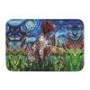 Custom Starry Night Dachshund Dog Doormat Anti-Slip Entrance Kitchen Bathroom Floor Door Mats Bedroom Balcony Carpet Rug