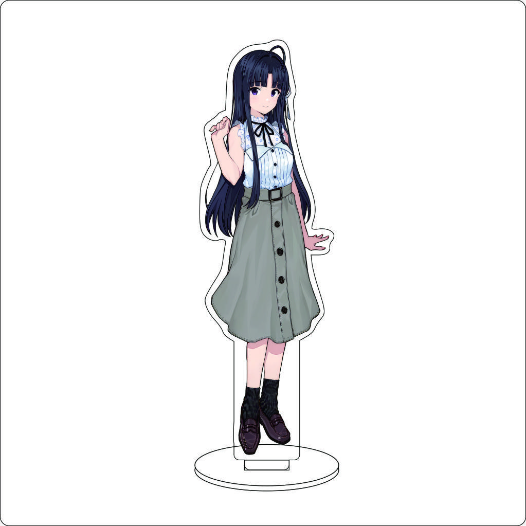 16CM Anime GIRLS BAND CRY Cosplay Acrylic Ornaments SUBARU AWA KAWARAGI MOMOKA ISERI NINA Figure Stand Halloween Christmas Gifts
