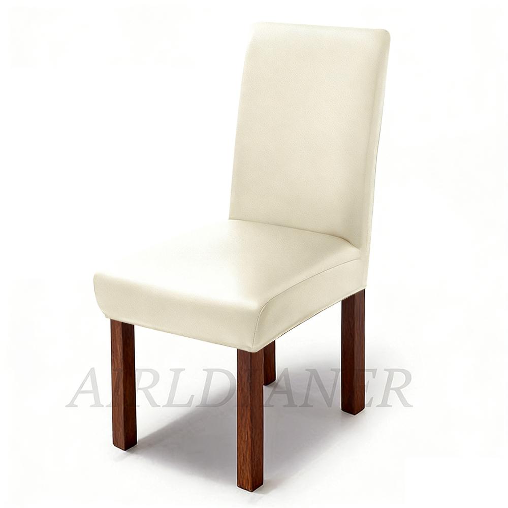 

PU Leather Dining Room Chair Cover Elastic Waterproof Chair Slipcover Office Dustproof Restaurant Seat Case Home Decor 1pc 1pc