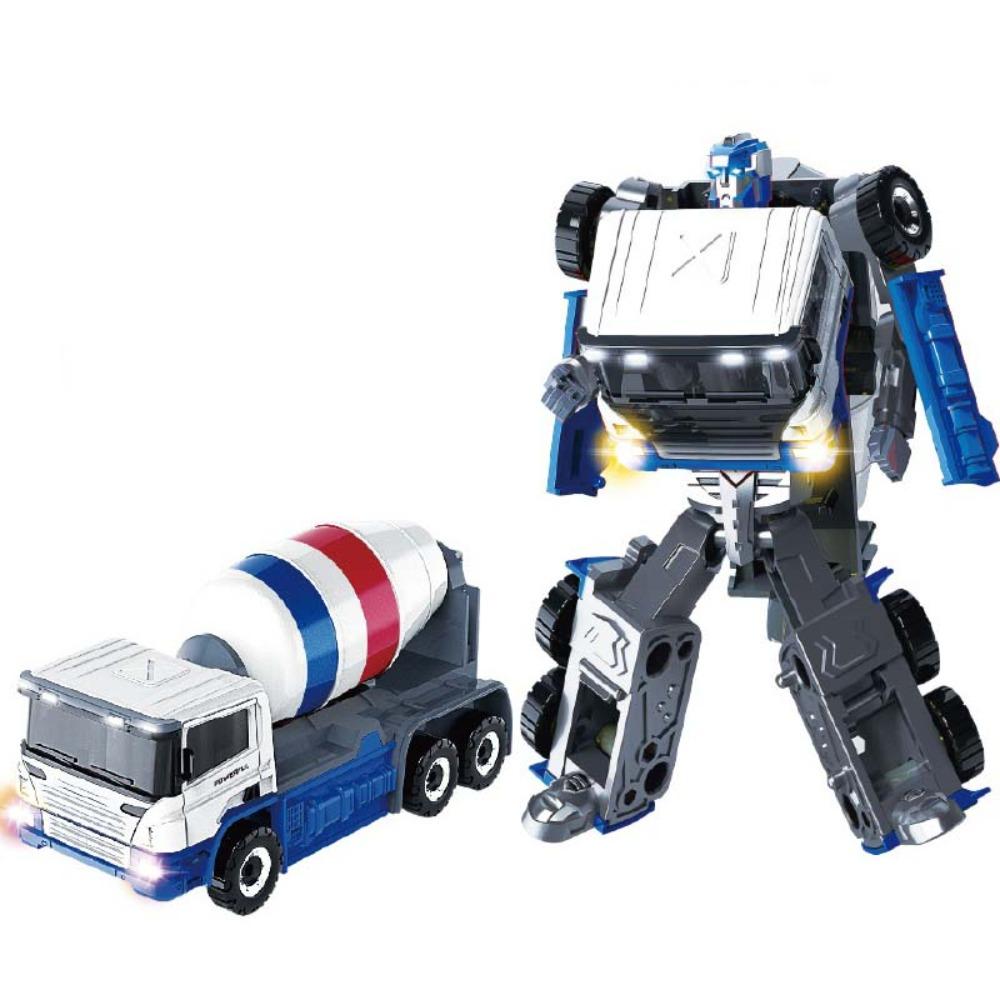 Bulldozer Deformation Robot Train 2 in 1 Engineering Vehicle Robot  Kids Toy