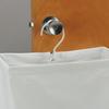Rotatable Cotton Canvas Laundry Basket - Detachable and Washable Storage Bag