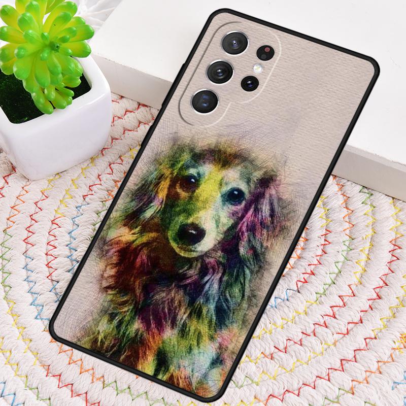 

Cute Dachshund Dog Phone Case for Samsung Galaxy note 10 pro S26 Ultra S23 S24 FE S25 S21 S22 PLUS shockproof Cove Galaxy S23 Ultra