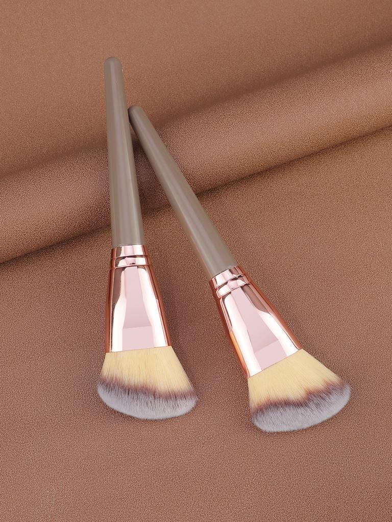 1 Stück Professionelles Make-up Pinselset, Premium Synthetik Foundation Pinsel Verblenden Puder Verjüngt Kabuki Flüssig