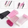 50-Piece Pack: Disposable Eyelash & Lip Brushes with Crystal Rod
