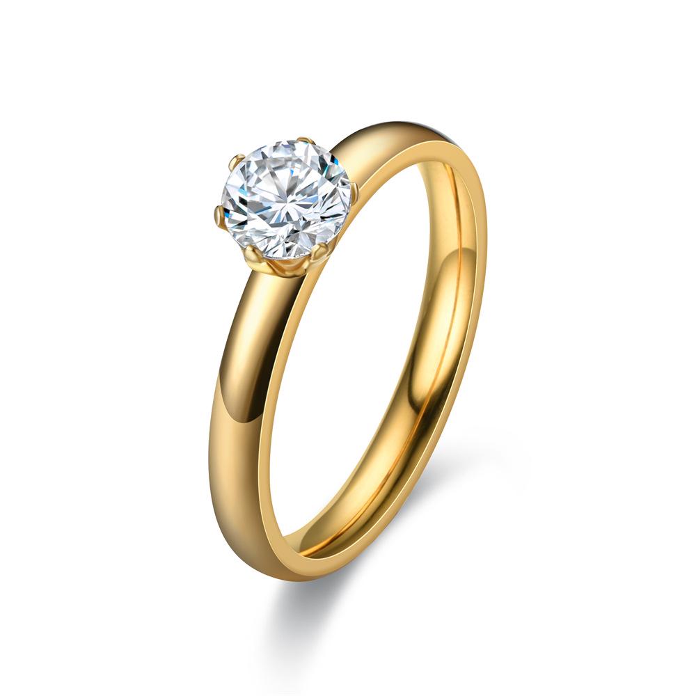 2023 European & American Fashion Couple's Inlaid Gemstone Matching Rings