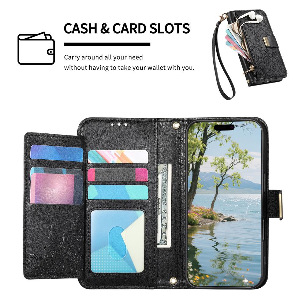 Wrist Strap Wallet Card Slot Phone Case For Samsung Galaxy S25 Edge S26 S23 Ultra S24 FE A07 A16 A26 A56 A36 A55 A15 5G