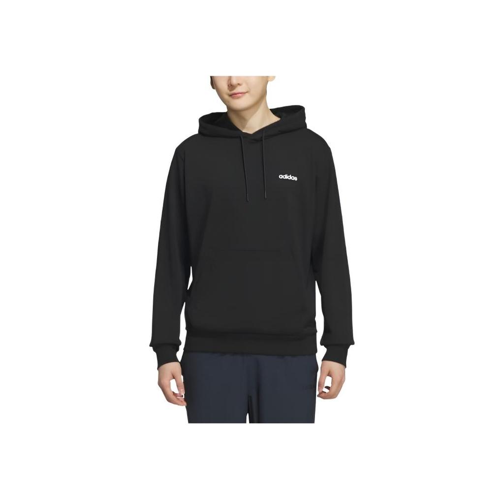adidas Lässiger Kapuzenpullover Bequemes Langarm-Sweatshirt Herren-Sweatshirt Schwarz KA1501