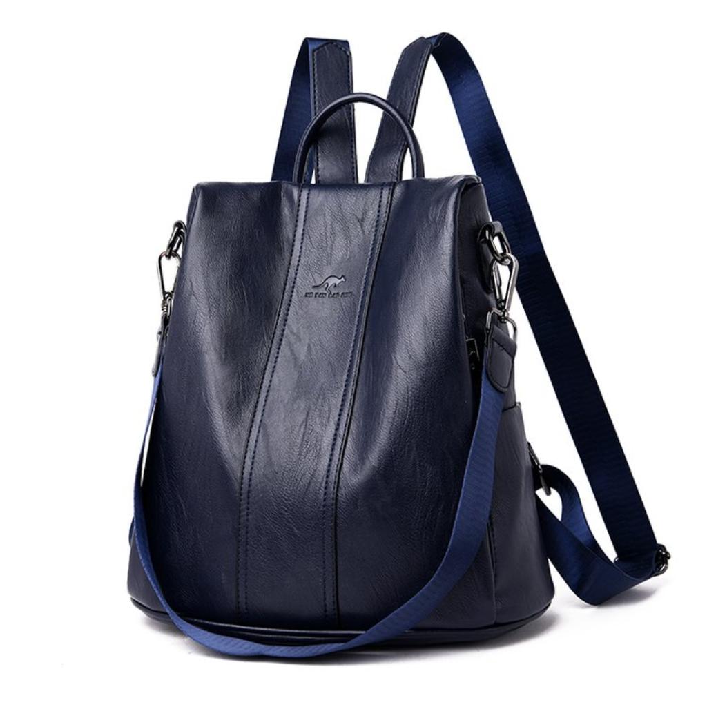 Backpack for Women PU Adjustable Strap Convertible Daily Commute