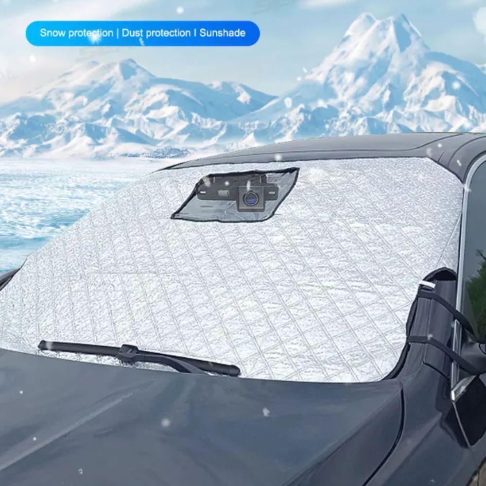 Universal Winter Car Snow Shield Windproof Strap Car Windshield Covers  Anti Sun UV