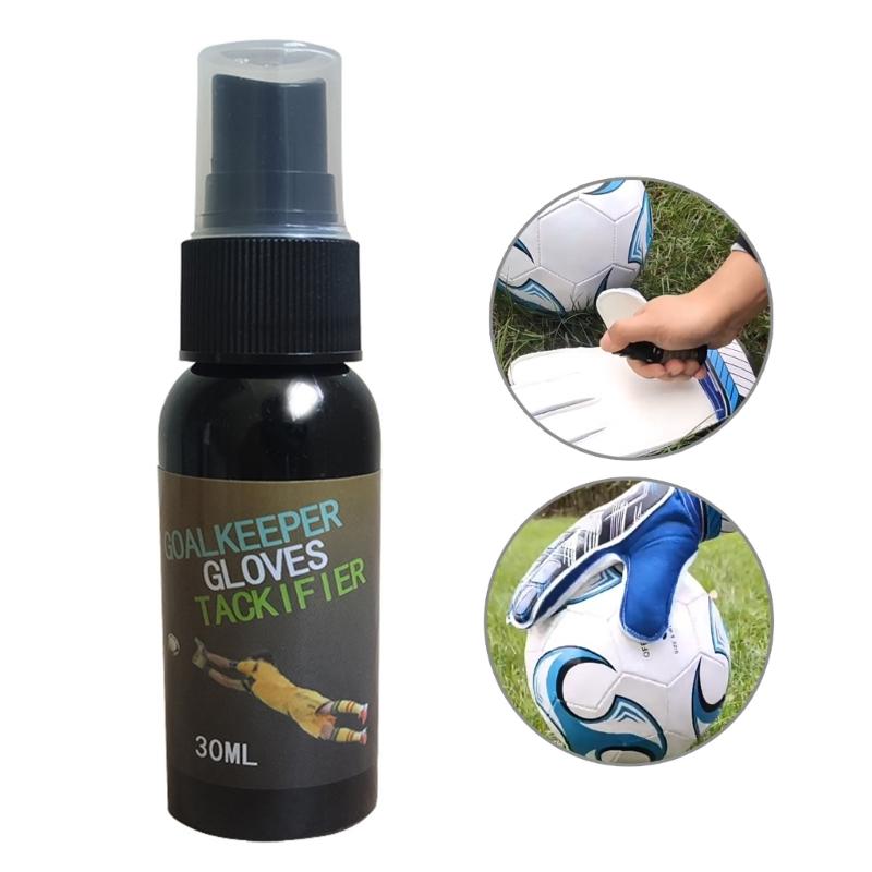 Football Goalkeeper Gloves Glues Glove Grip Spray Non-Slip Glove Cleaning Agent Portable Goalkeeper Tackifier Easy To Use
