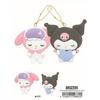 Sanrio Sanrio Characters Munyatto Nico Plush Keychain My Melody Kuromi Munyatto