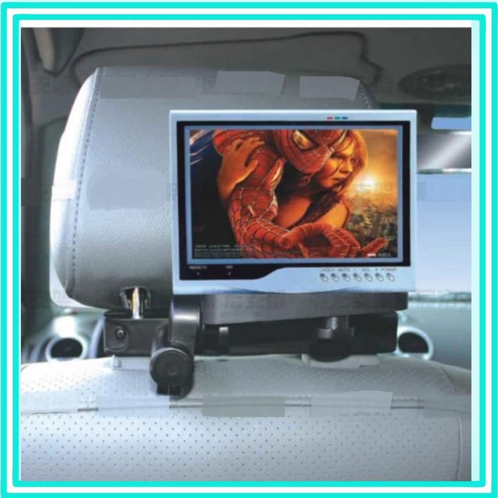 HTharros Rear Monitor Bracket Headrest Mounting, Car Monitor, Multi-Angle Monitor, Universal Bracket Stand, Black, 1 Piece
