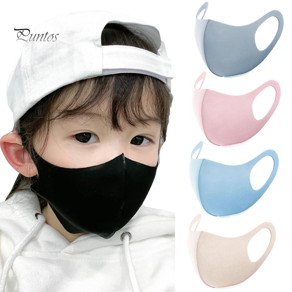 Puntos Dust-proof Kids Protective Breathable Washable Anti Droplet Face Mouth Mask