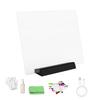 LED Light-Up Message Board Rechargeable Acrylic Memo Board for Kids Erasable Glowing Planner & Drawing Tablet