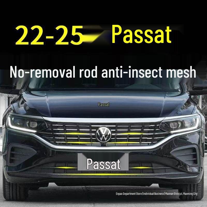 23-25 Volkswagen Passat Front Middle Grille Insect Net Buckle – Anti-Willow Catkins and Modified Radiator Protection