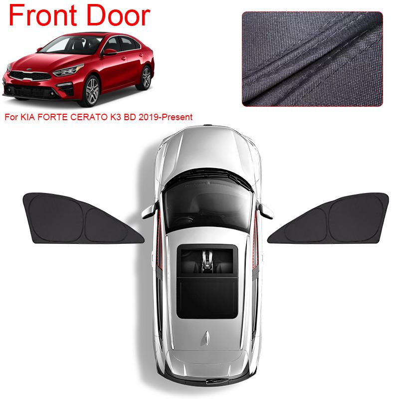 Car Black Window Privacy Sunshade For KIA FORTE CERATO K3 BD 2019-2026 Anti-UV Heat Insulation Protect Cover Interior Accessory