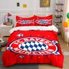 Patrón del logo del Bayern de Múnich. Juegos de cama Juegos de fundas nórdicas Fundas nórdicas Fundas de almohada(1* Funda de edredón 2* Fundas de almohada sin relleno de edredón)