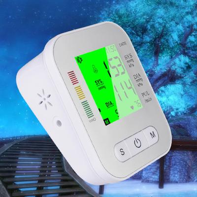 Monitor Automático de Pressão Arterial Tipo Braço Medição Precisa Medidor de Pressão Arterial de Braço Superior em ABS com Manguito para Casa