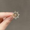 New Alloy Brooch High-end Niche Women's Peony High-end Pin Coat Suit High-end Versatile Brooch