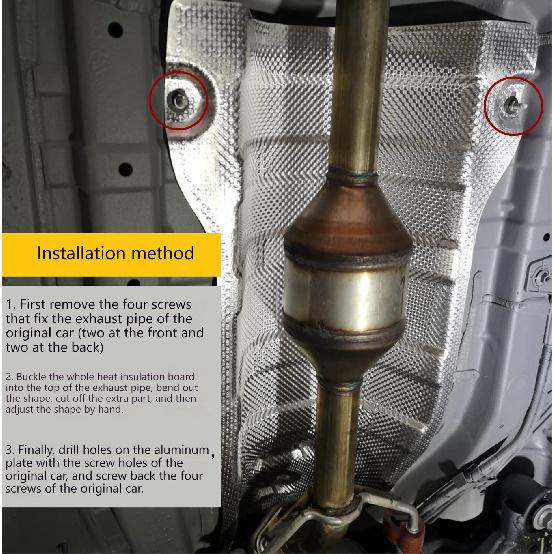 Embossed Aluminium Fit Car Exhaust Heat Shield Kit Shield Heat Shield Firewal Floor Pan Tank Turbo Manifold Heat Shield