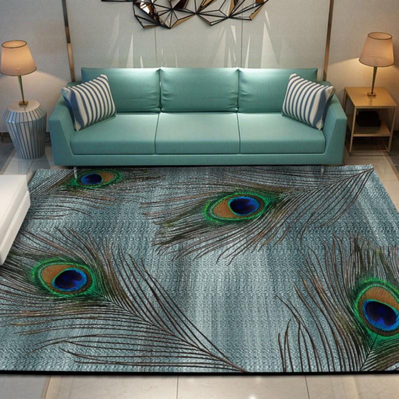 3D Pebble Living Room Carpet Sofa Coffee Table Floor Mat Bedroom Bedside Carpet Entrance Mat