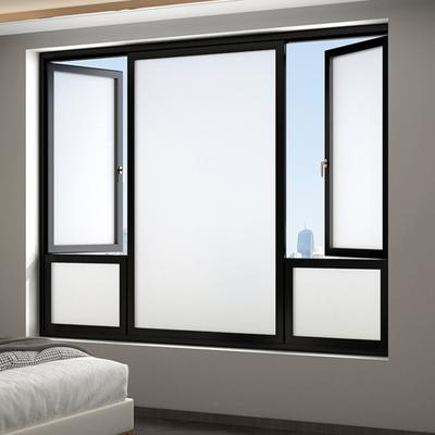 1 Roll Window Privacy Film UV Blocking Self-adhesive Sunshade Film Sticker Glass Door Window Frosted Film Kit for Bathroom Bedroom Living Room Office