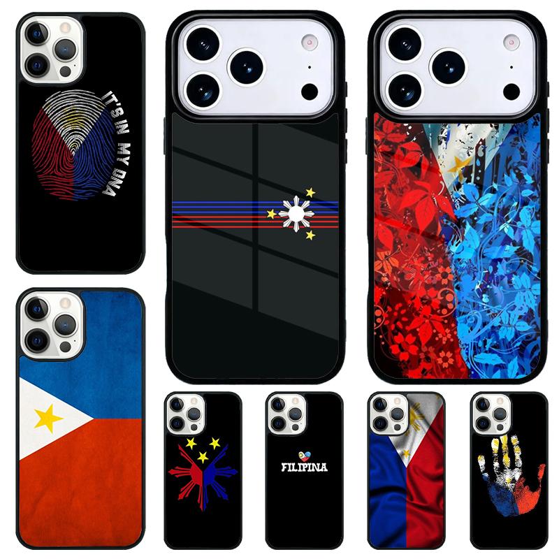 Philippines Flag Shockproof Phone Case for iPhone 17 Air 16e 15 11 12 14 13 Pro Max Cover Coque