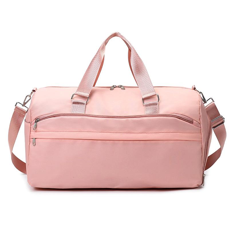 Downhill Travel Bag Short Distance Women's Light Sports Travel Bag Splicing Hand Held One Shoulder Crossbody Bag