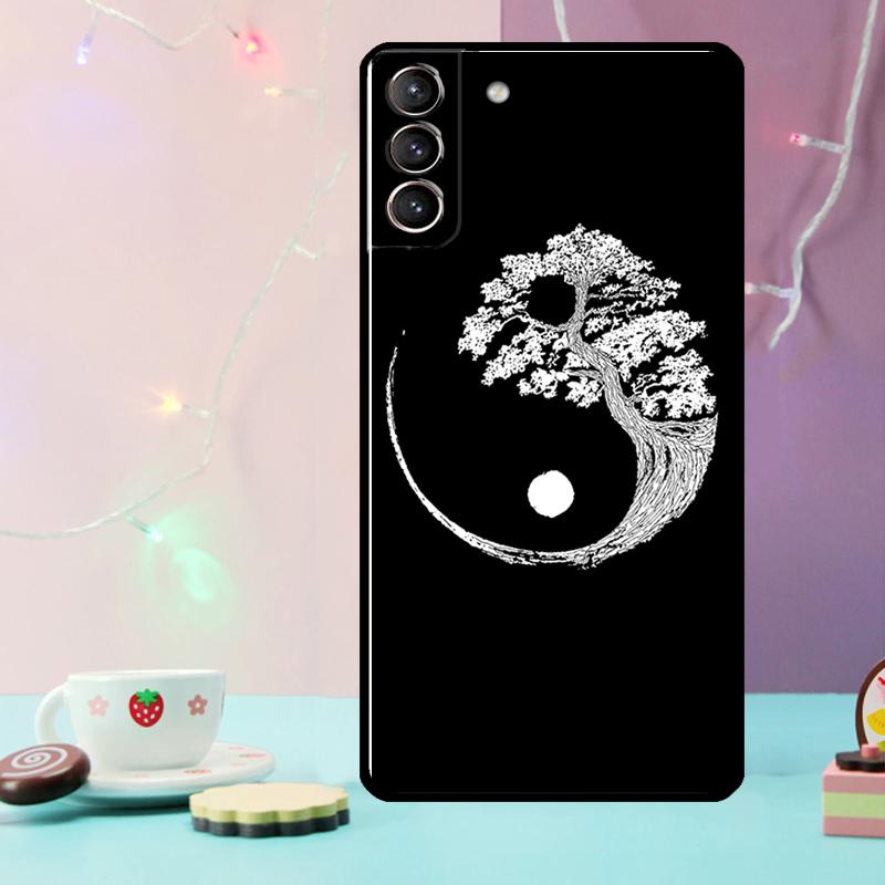 Tree of Life Yin Yang Phone Case For Samsung Galaxy S25 Ultra S20 S21 S22 S23 Plus S9 S10 S25 FE S24 Ultra Cover