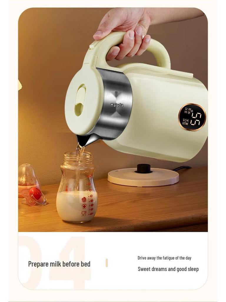 Wanlida Intelligent Electric Kettle: Stainless Steel, Adjustable Temperature, Keep Warm Function for Consistent Boiling