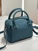 Women's Versatile Genuine Leather Boston Bag - Large Capacity Crossbody, Shoulder, and Handheld for Spring/Summer 2025