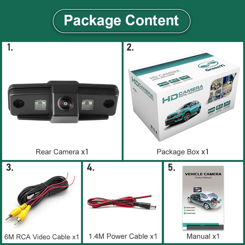 CCD AHD1080P Night Vision Car License Plate Light Rear View Camera For Subaru Forester Outback Impreza Toyota Prado 2010-2014